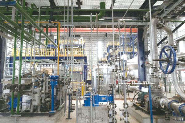清華核能院國家重大專項高溫氣冷堆示范電站——主氦風(fēng)機(jī)試驗回路項目 該項目是我公司制造、安裝總承包項目，現(xiàn)已安裝完畢，氦檢密封試驗一次成功